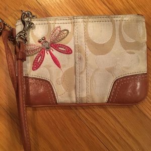 Coach wristlet/change purse